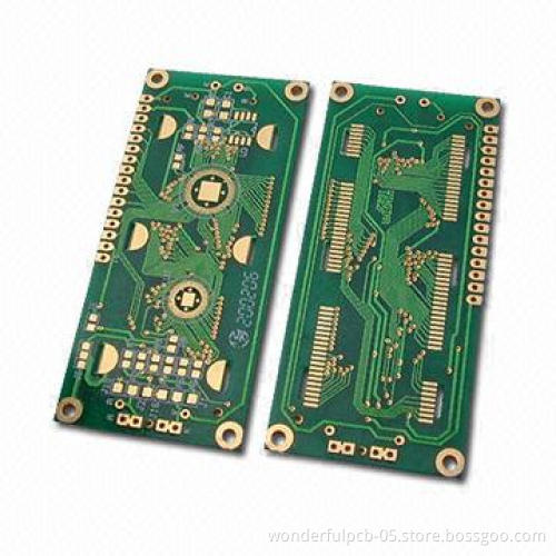 FR2 PCB with Green Soldermask